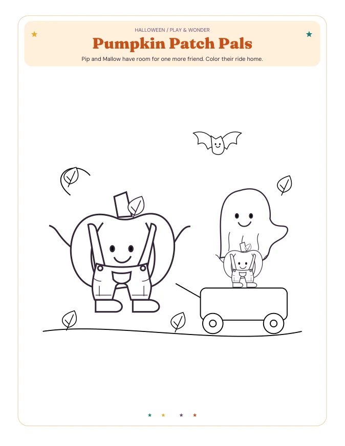 Actual pumpkin coloring page